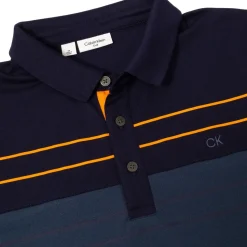 Discount Men's Georgetown Stripe Golf Polo Shirt Men's Polo Shirts