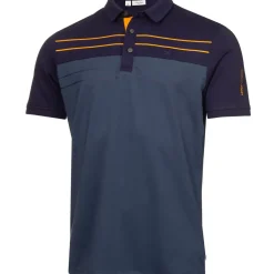 Discount Men's Georgetown Stripe Golf Polo Shirt Men's Polo Shirts