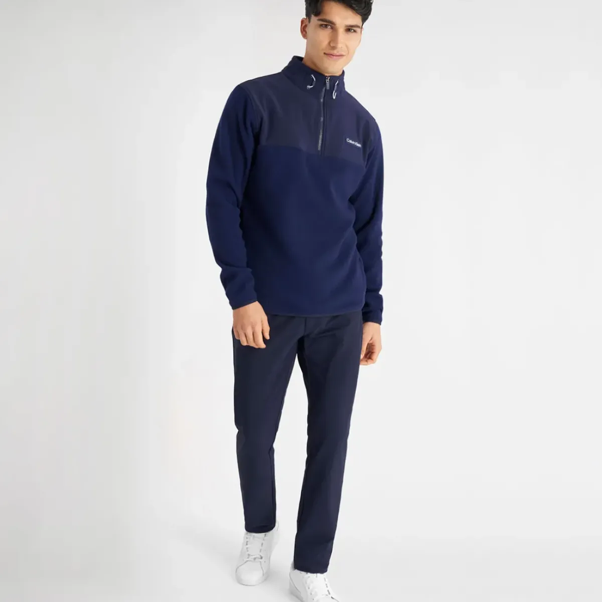 Outlet Men's Hybrid Polar Fleece Half Zip Golf Mid Layer Men's Sweaters|Men's Midlayers