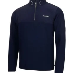 Outlet Men's Hybrid Polar Fleece Half Zip Golf Mid Layer Men's Sweaters|Men's Midlayers