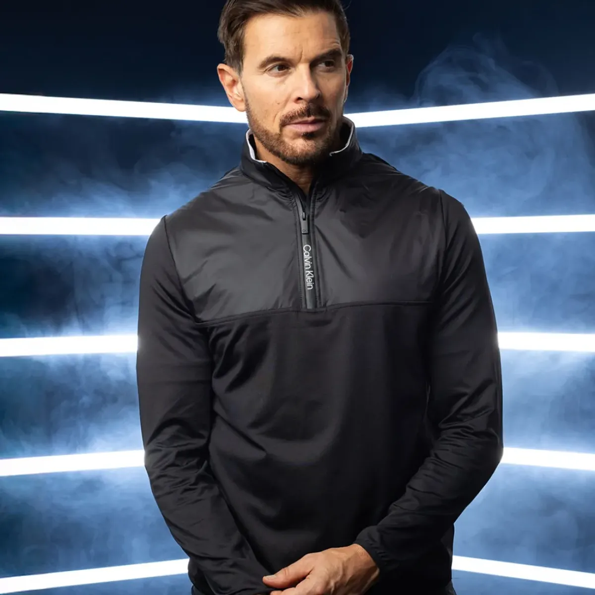 Clearance Men's Malden Quarter Zip Golf Mid Layer Men's Sweaters|Men's Midlayers