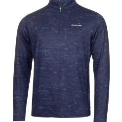 Discount Men's Newport Print Half Zip Golf Mid Layer Men's Sweaters|Men's Midlayers