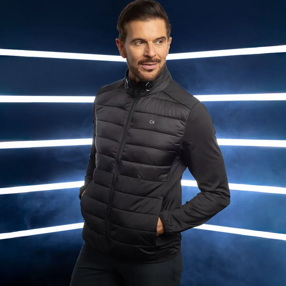 Hot Men's Padded Hybrid Full Zip Golf Jacket Beanies|Ladies Beanies