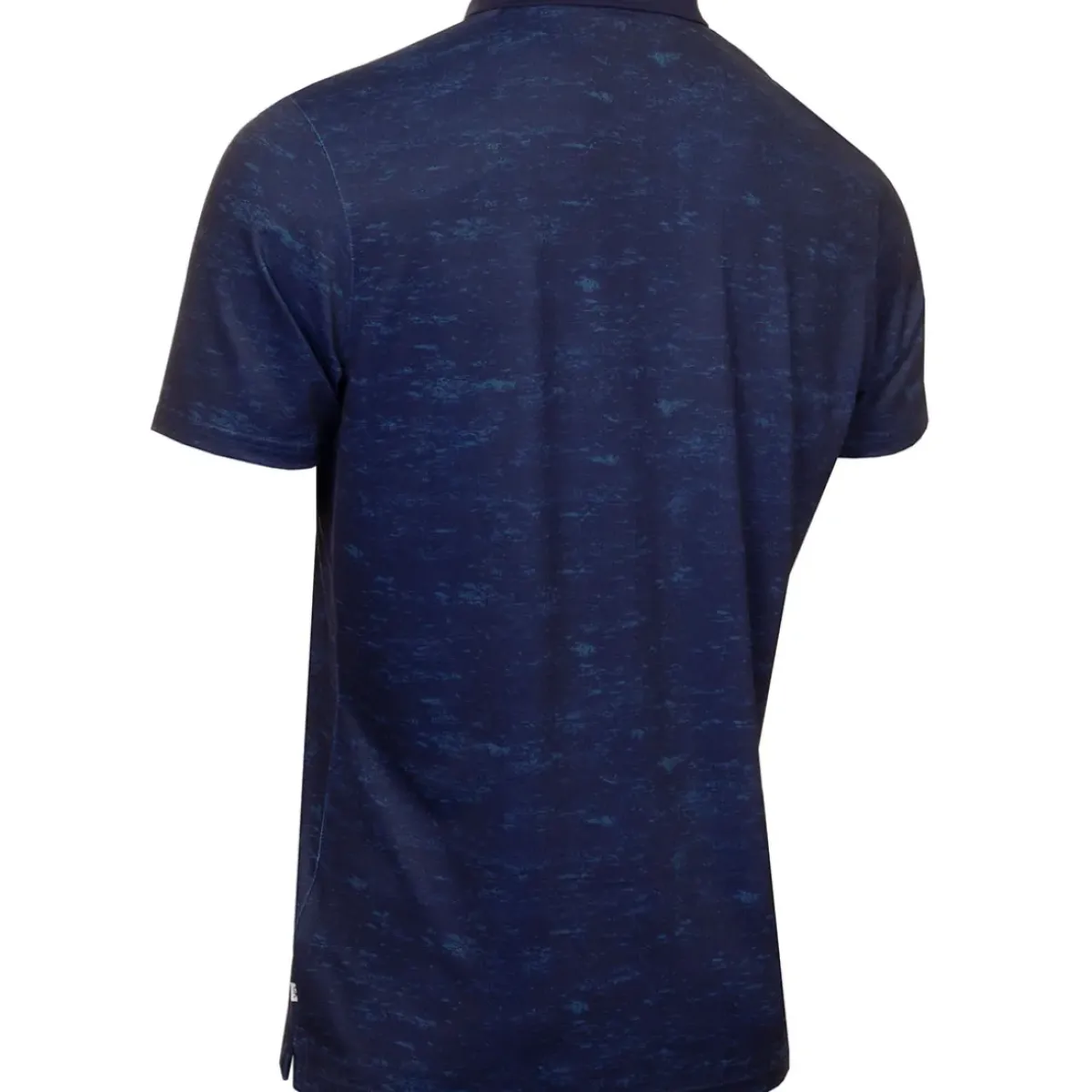 Hot Men's Textured Slate Print Golf Polo Shirt Men's Polo Shirts