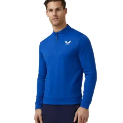 Clearance Men's Classic Quarter Zip Golf Mid Layer Men's Sweaters|Men's Midlayers