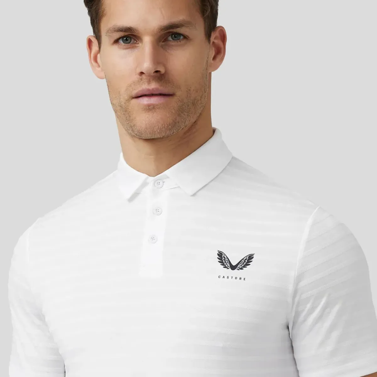 Men's Textured Pique Golf Polo Shirt Men's Polo Shirts