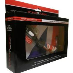 Best Deluxe Towel & Brush Golf Cleaning Set Golf Towels