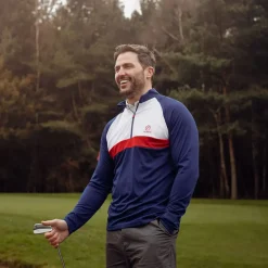 Hot Men's Bere CB Golf Midlayer Men's Sweaters|Men's Midlayers