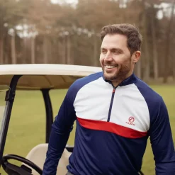 Hot Men's Bere CB Golf Midlayer Men's Sweaters|Men's Midlayers