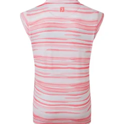 Outlet Ladies Cap Sleeve Watercolour Print Lisle Golf Polo Shirt Ladies Polo Shirts