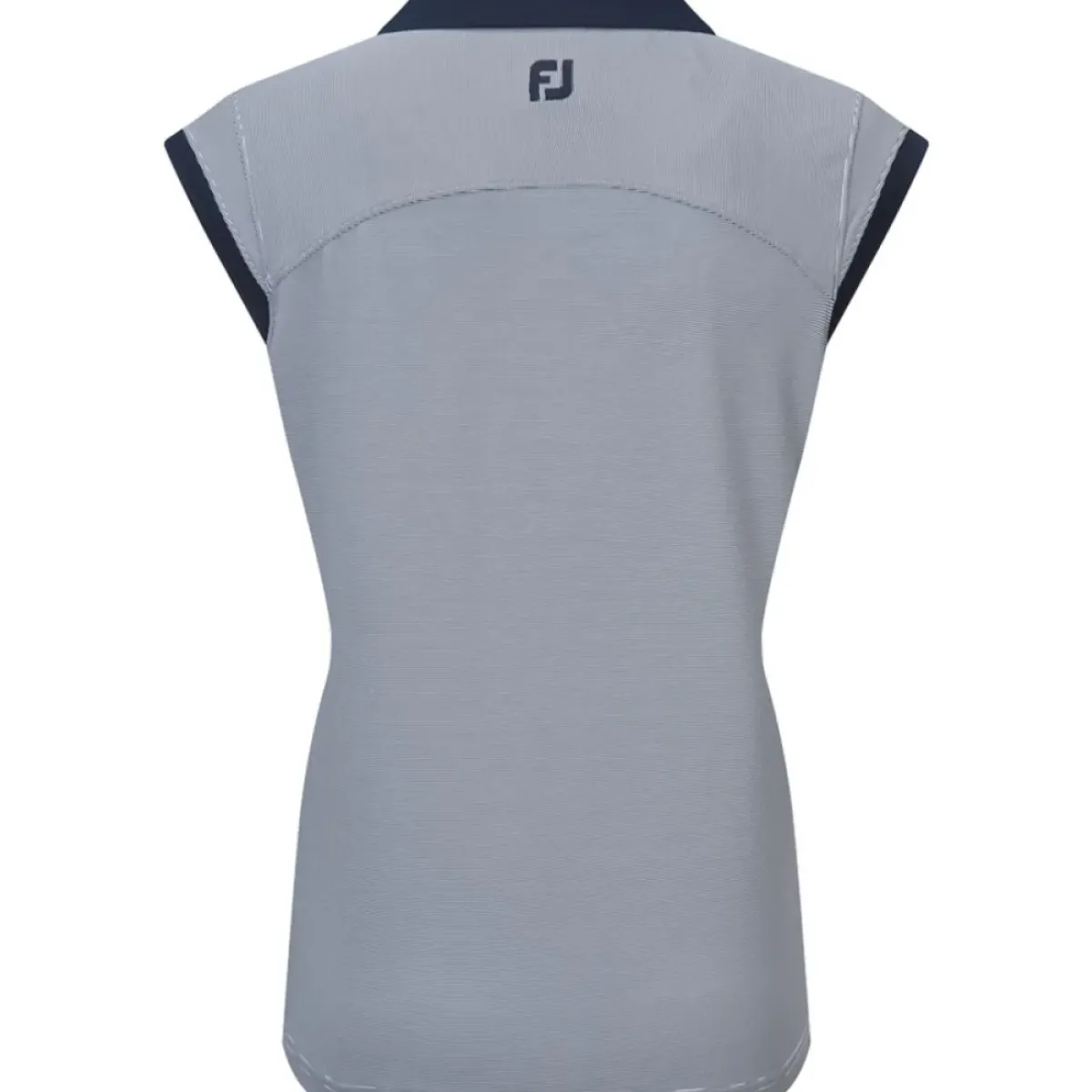 Clearance Ladies End on End Striped Lisle Golf Polo Shirt Ladies Polo Shirts