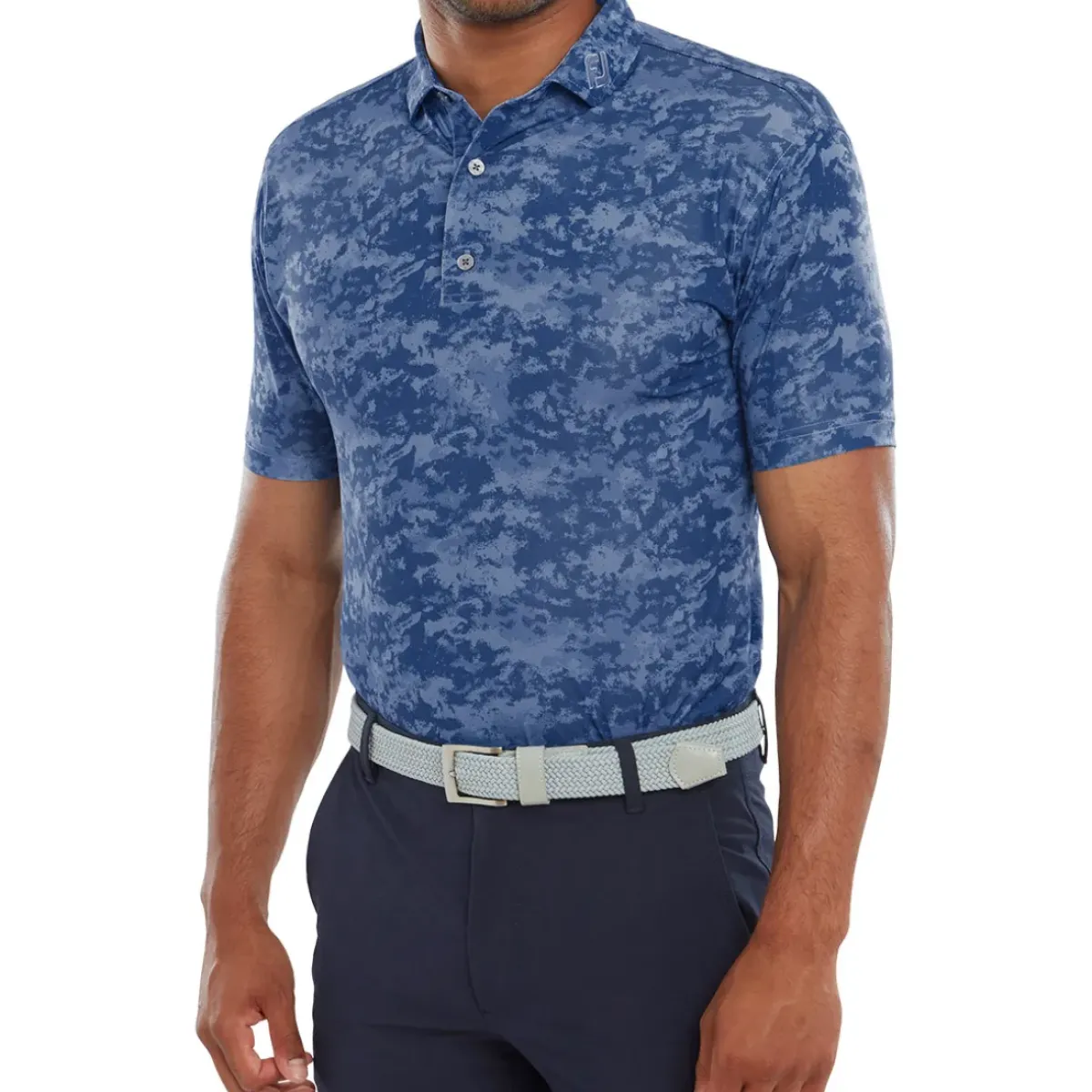 Online Men's Cloud Camo Golf Polo Shirt Men's Polo Shirts