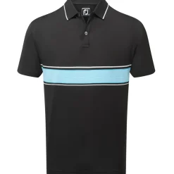 Hot Men's Engineered Pin Stripe Golf Polo Shirt Men's Polo Shirts