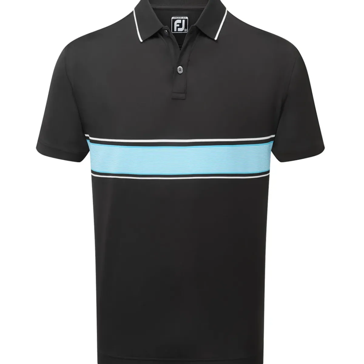 Hot Men's Engineered Pin Stripe Golf Polo Shirt Men's Polo Shirts