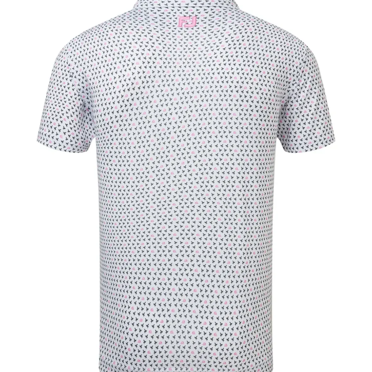 New Men's Flying Wasp Print Lisle Golf Polo Shirt Men's Polo Shirts