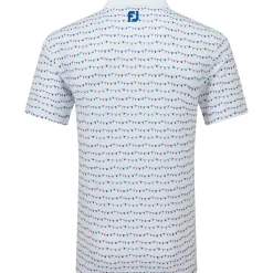 Sale Men's Golf Course Doodle Pique Golf Polo Shirt Men's Polo Shirts