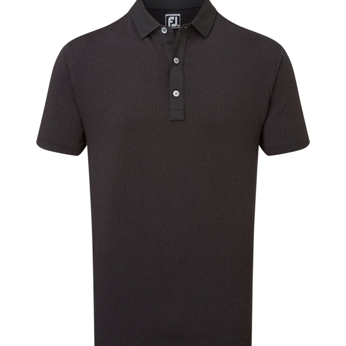 Discount Men's Jacquard Dot Print Golf Polo Shirt Men's Polo Shirts
