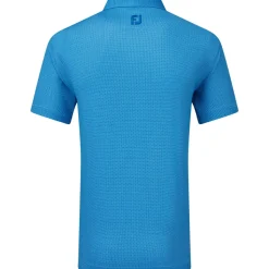 Men's Octagon Print Lisle Golf Polo Shirt Men's Polo Shirts