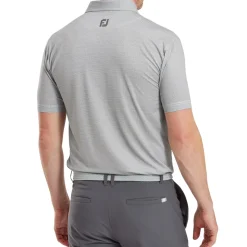 Men's Octagon Print Lisle Golf Polo Shirt Men's Polo Shirts