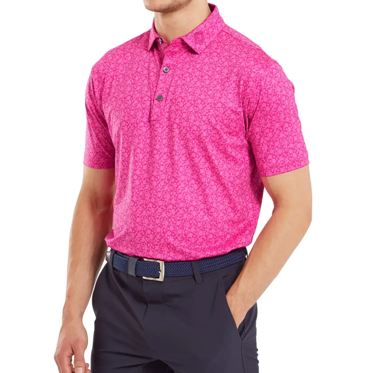 Discount Men's Painted Floral Golf Polo Shirt Men's Polo Shirts