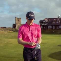 Discount Men's Painted Floral Golf Polo Shirt Men's Polo Shirts