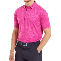 Men's Painted Floral Golf Polo Shirt Men's Polo Shirts