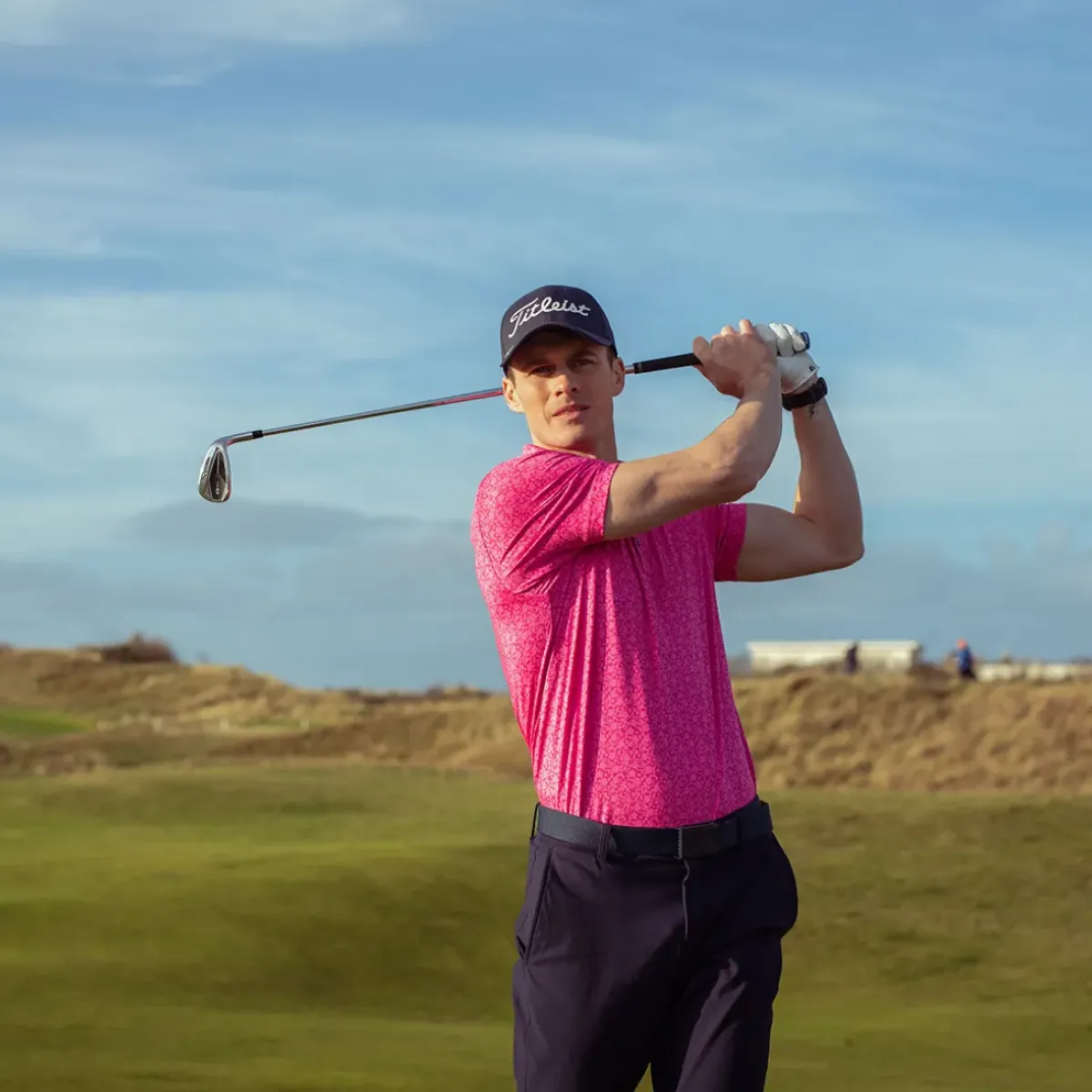 Men's Painted Floral Golf Polo Shirt Men's Polo Shirts