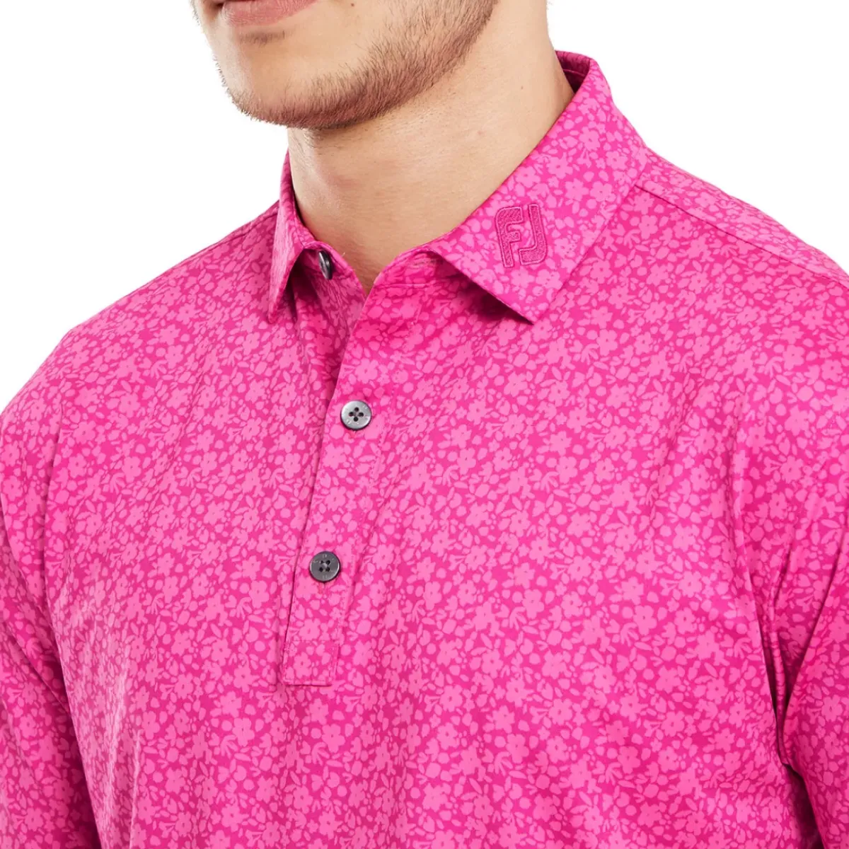 Men's Painted Floral Golf Polo Shirt Men's Polo Shirts