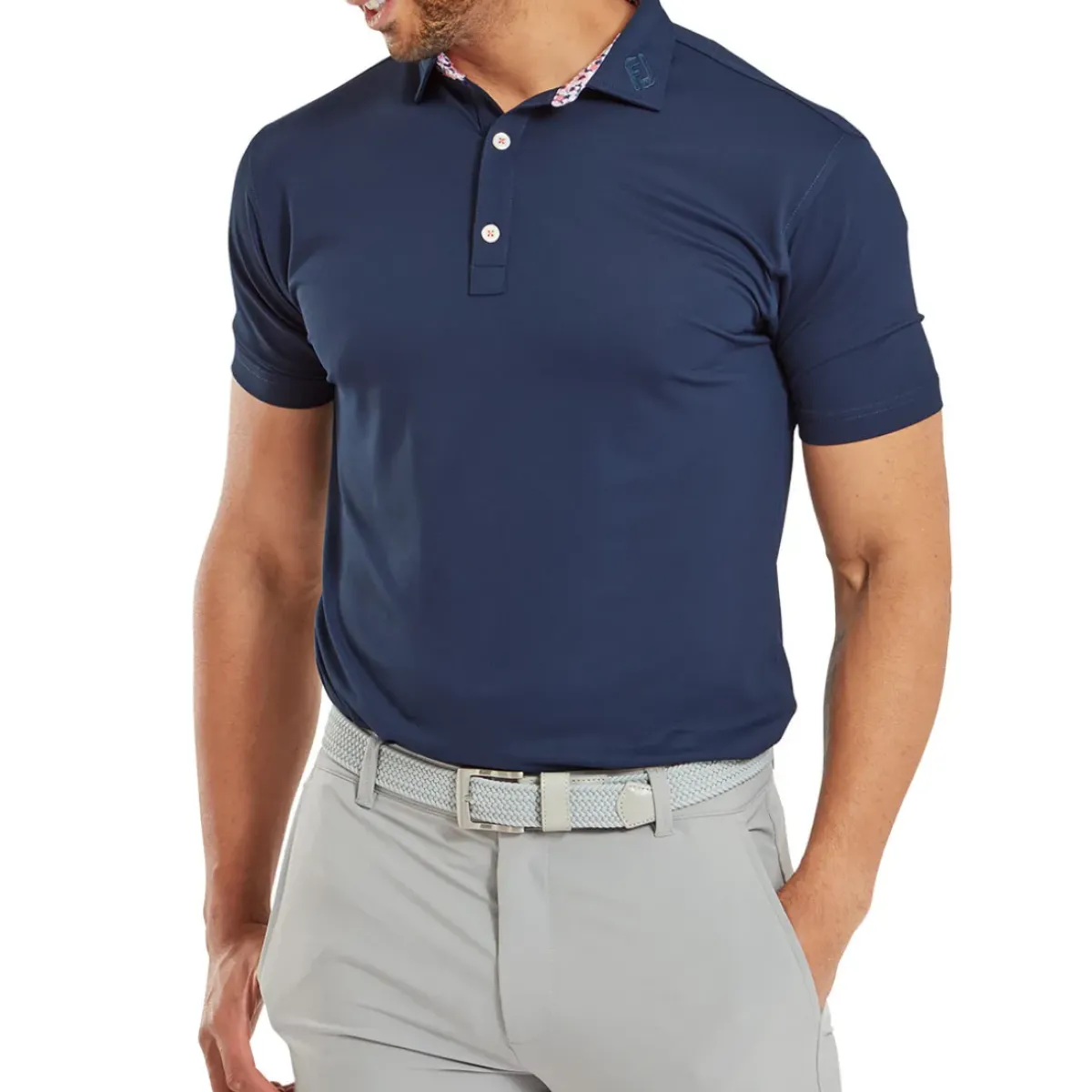 Clearance Men's Primrose Trim Pique Golf Polo Shirt Men's Polo Shirts