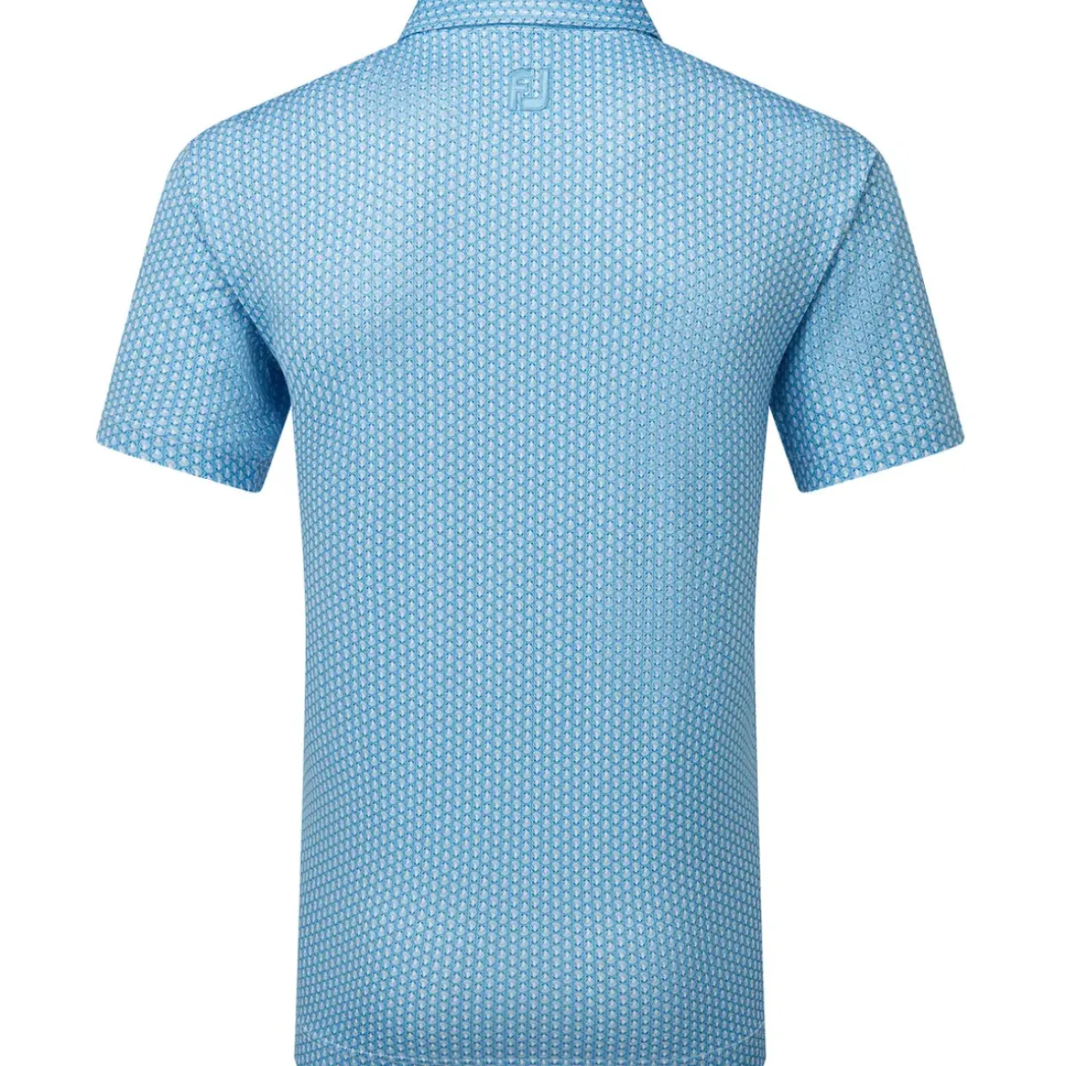 Outlet Men's Scallop Shell Foulard Lisle Golf Polo Shirt Men's Polo Shirts