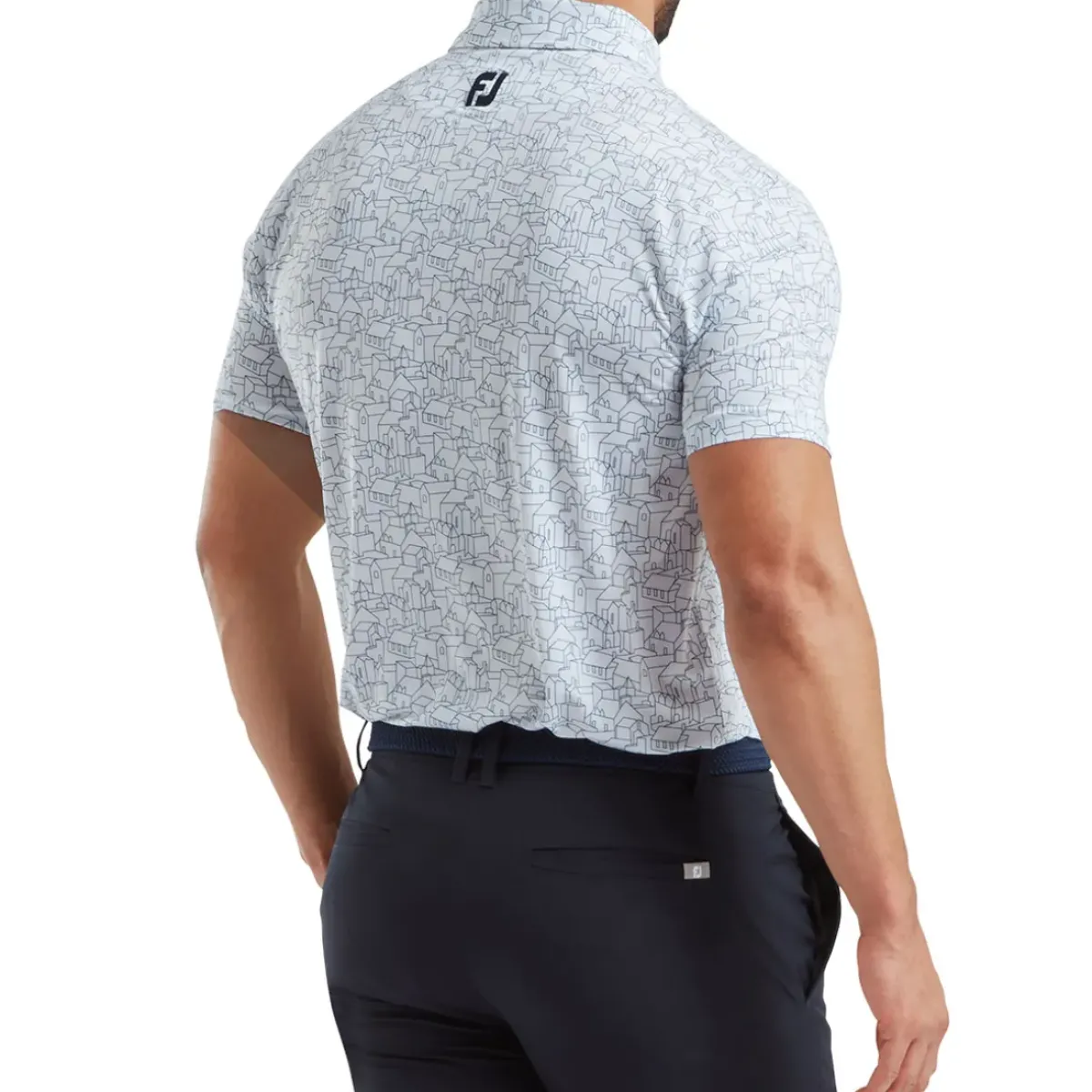 Hot Men's Scottish Town Lisle Golf Polo Shirt Men's Polo Shirts