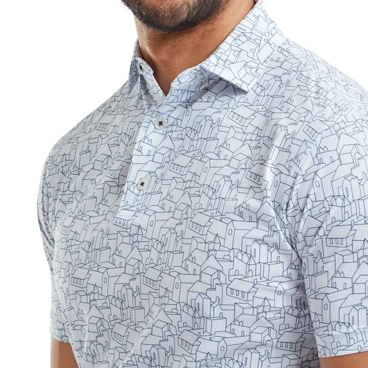 Hot Men's Scottish Town Lisle Golf Polo Shirt Men's Polo Shirts