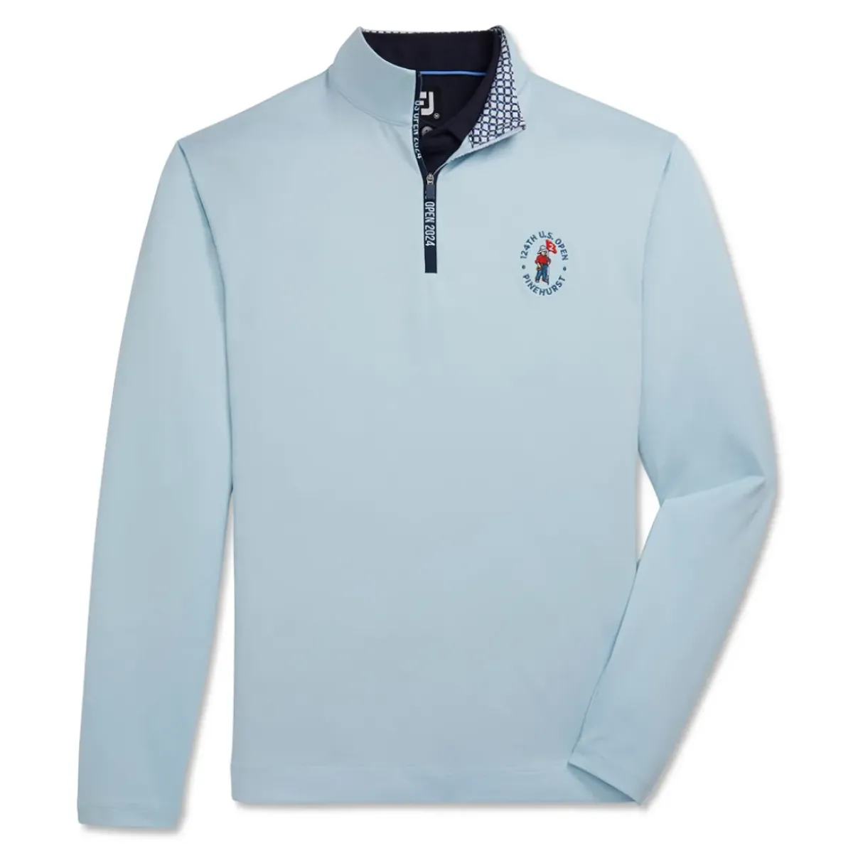 Outlet Men's Solid US Open Golf Mid Layer Men's Sweaters|Men's Midlayers