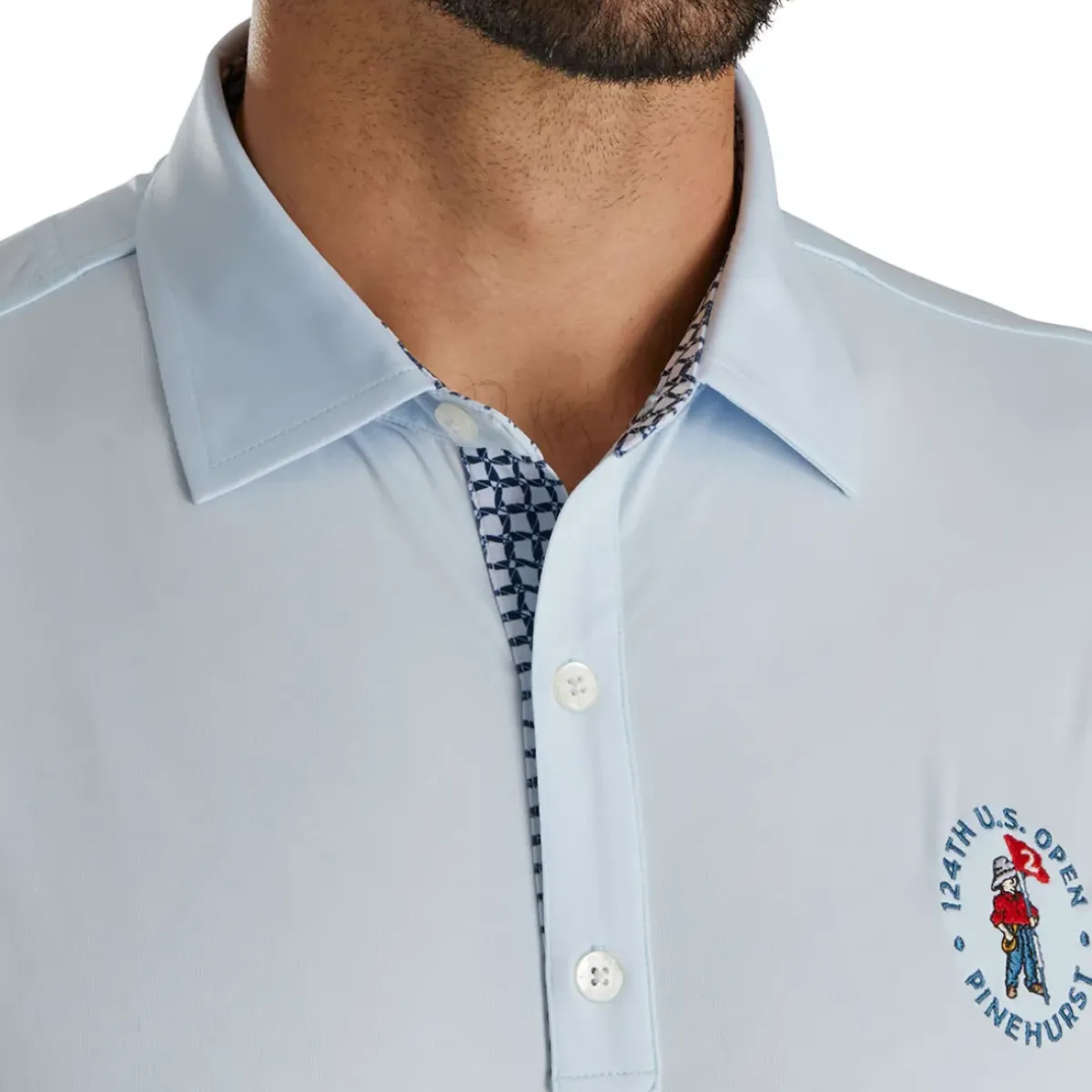 Hot Men's Solid US Open Golf Polo Shirt Men's Polo Shirts