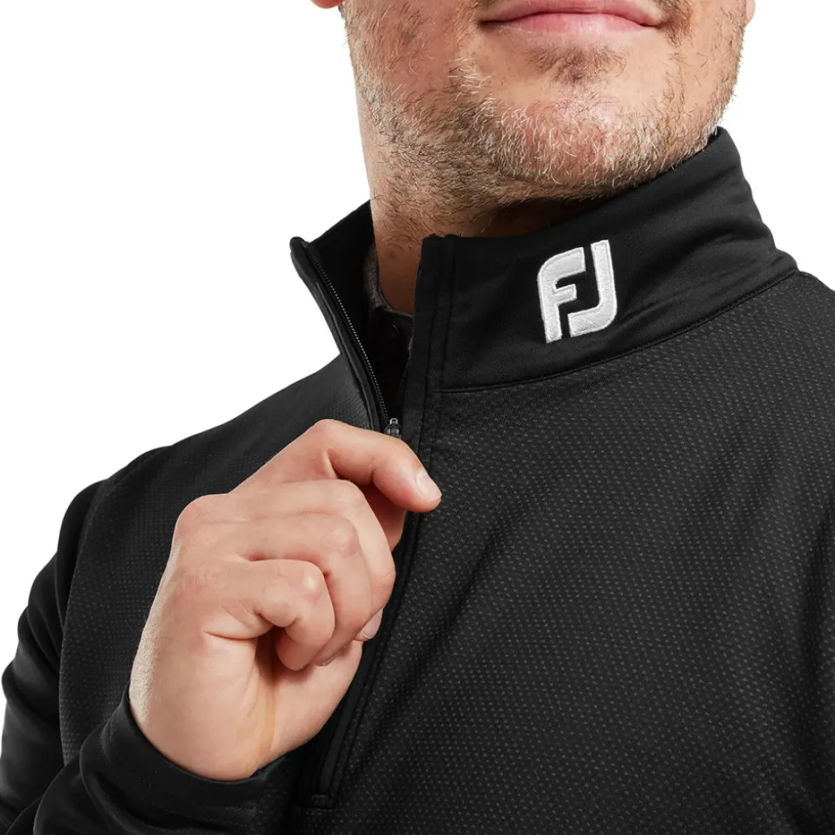 Discount Men's Spacer Knit Tonal Chill-Out Half Zip Golf Mid Layer Men's Sweaters|Men's Midlayers