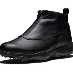 Hot Men's StormWalker Zip Winter Waterproof Golf Boots Men's Waterproof Golf Shoes|Men's Spiked Golf Shoes