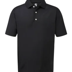 New Men's Stretch Pique Solid Knit Collar Golf Polo Shirt Men's Polo Shirts