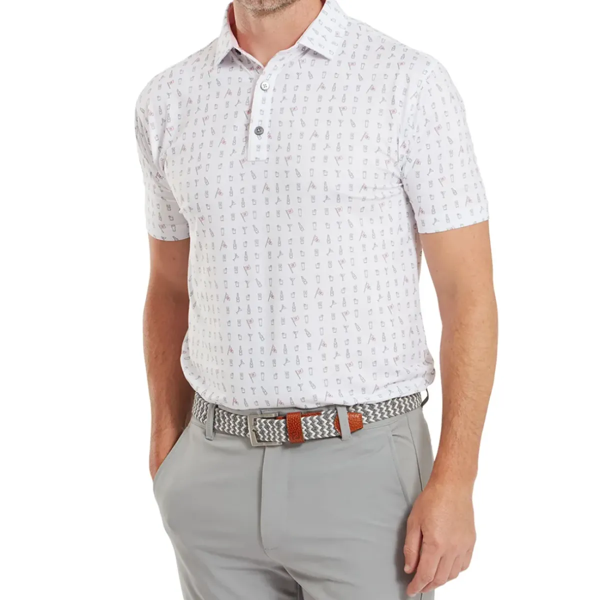 New Men's 19th Hole Lisle Golf Polo Shirt Men's Polo Shirts