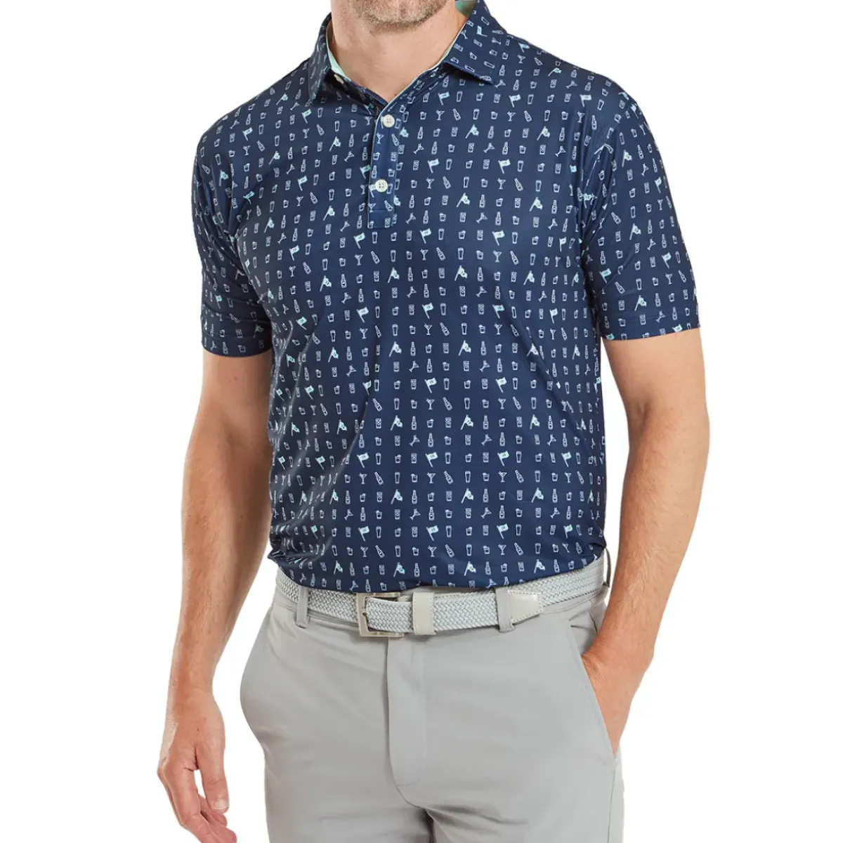 Outlet Men's 19th Hole Lisle Golf Polo Shirt Men's Polo Shirts