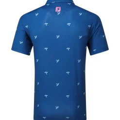 Hot Men's Thistle Print Lisle Golf Polo Shirt Men's Polo Shirts