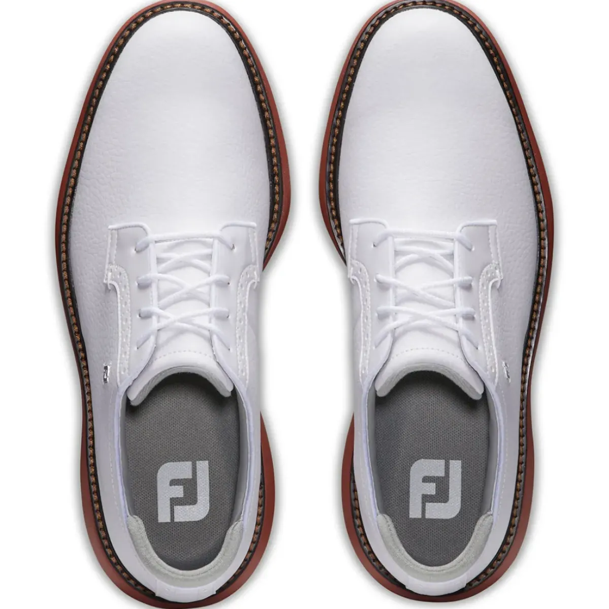 Sale Men's Traditions Blucher Waterproof Golf Shoes Men's Waterproof Golf Shoes|Men's Spiked Golf Shoes