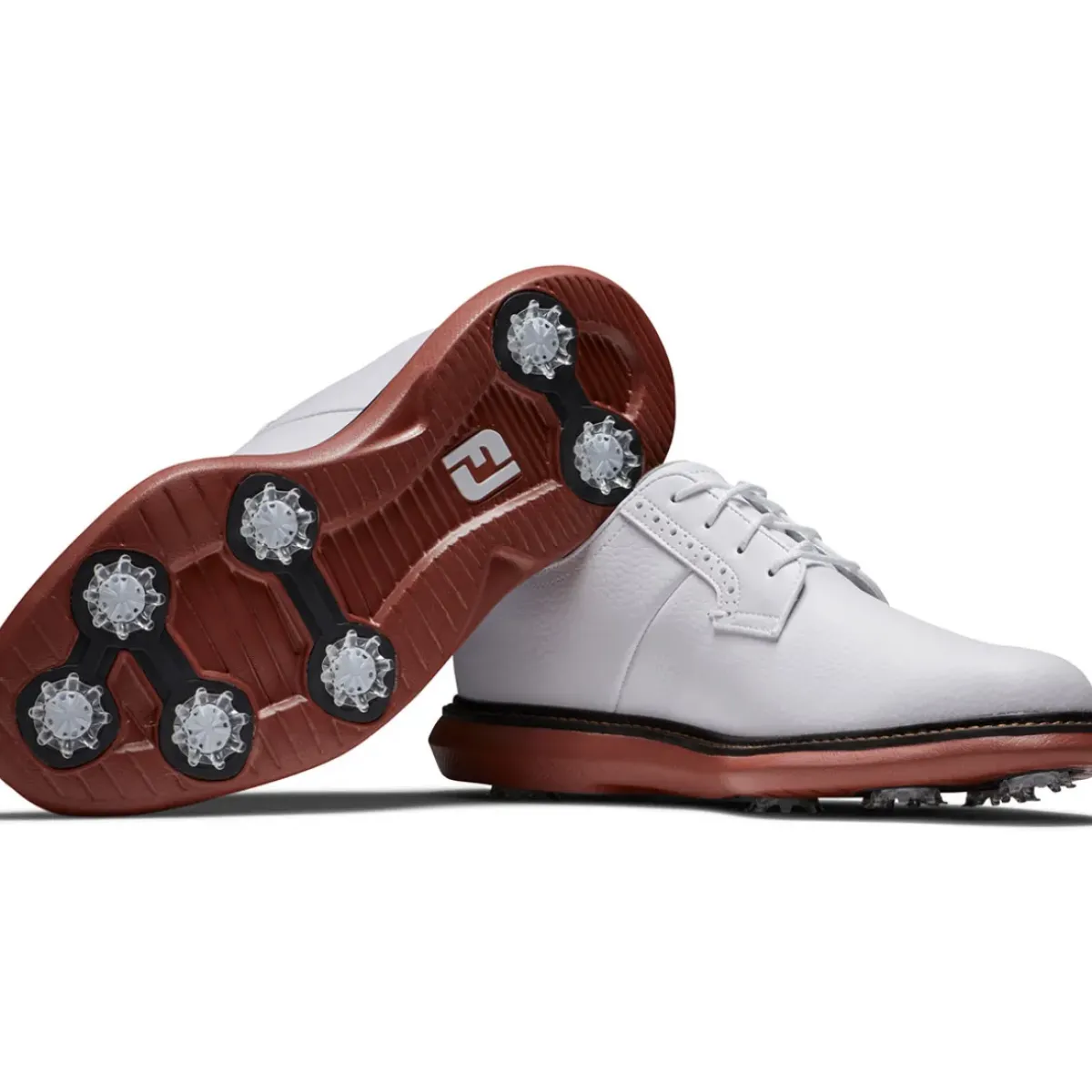 Sale Men's Traditions Blucher Waterproof Golf Shoes Men's Waterproof Golf Shoes|Men's Spiked Golf Shoes