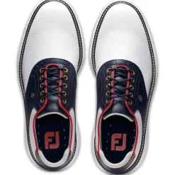 New Men's Traditions Waterproof Spiked Golf Shoes Men's Waterproof Golf Shoes|Men's Spiked Golf Shoes