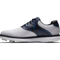 New Men's Traditions Waterproof Spiked Golf Shoes Men's Waterproof Golf Shoes|Men's Spiked Golf Shoes