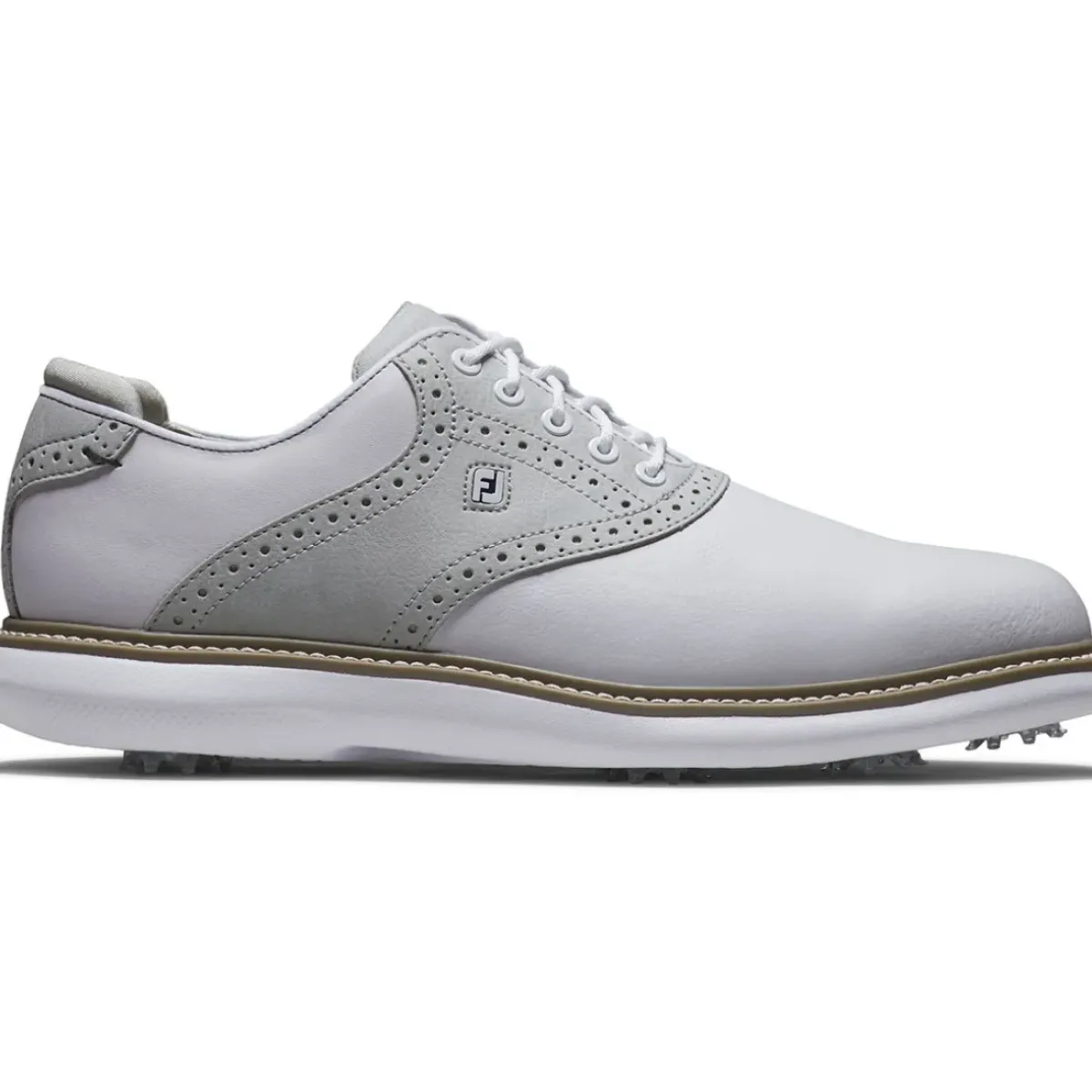 Online Men's Traditions Waterproof Spiked Golf Shoes Men's Waterproof Golf Shoes|Men's Spiked Golf Shoes