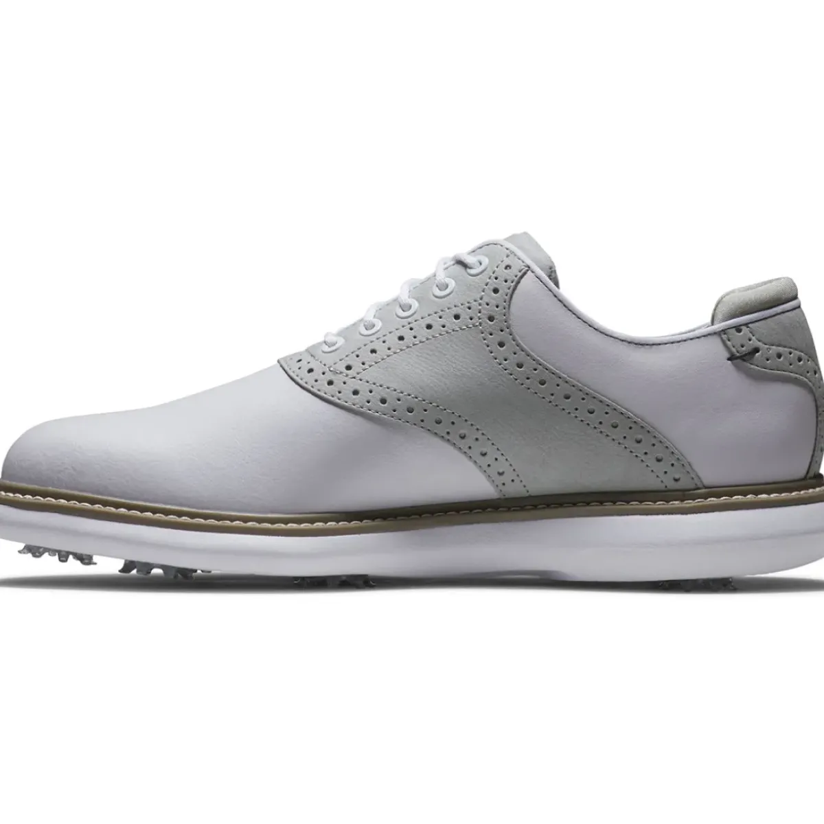 Online Men's Traditions Waterproof Spiked Golf Shoes Men's Waterproof Golf Shoes|Men's Spiked Golf Shoes