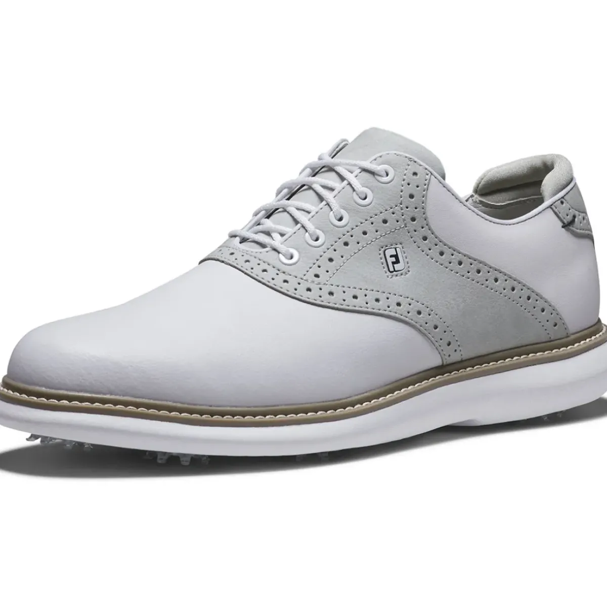Online Men's Traditions Waterproof Spiked Golf Shoes Men's Waterproof Golf Shoes|Men's Spiked Golf Shoes