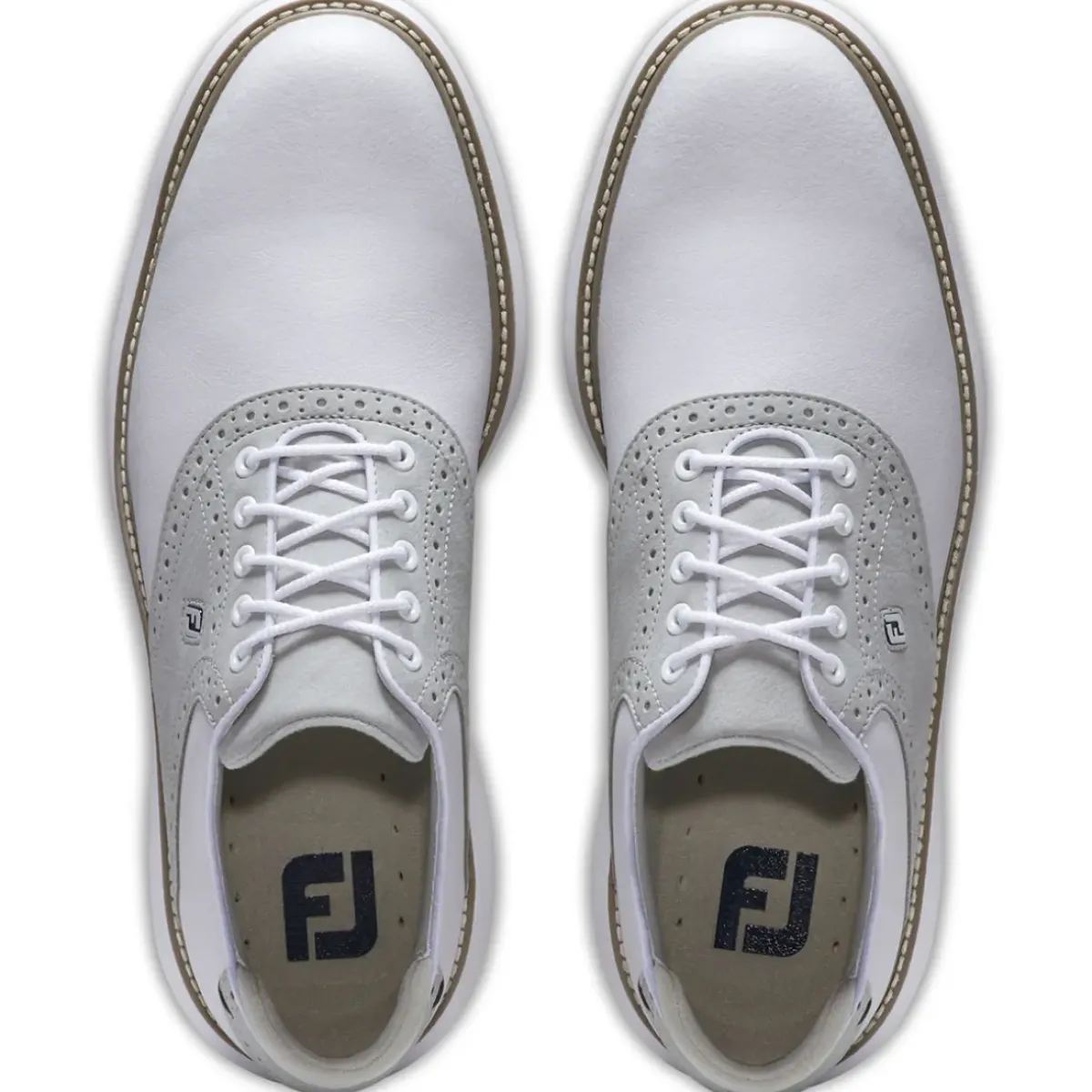 Online Men's Traditions Waterproof Spiked Golf Shoes Men's Waterproof Golf Shoes|Men's Spiked Golf Shoes