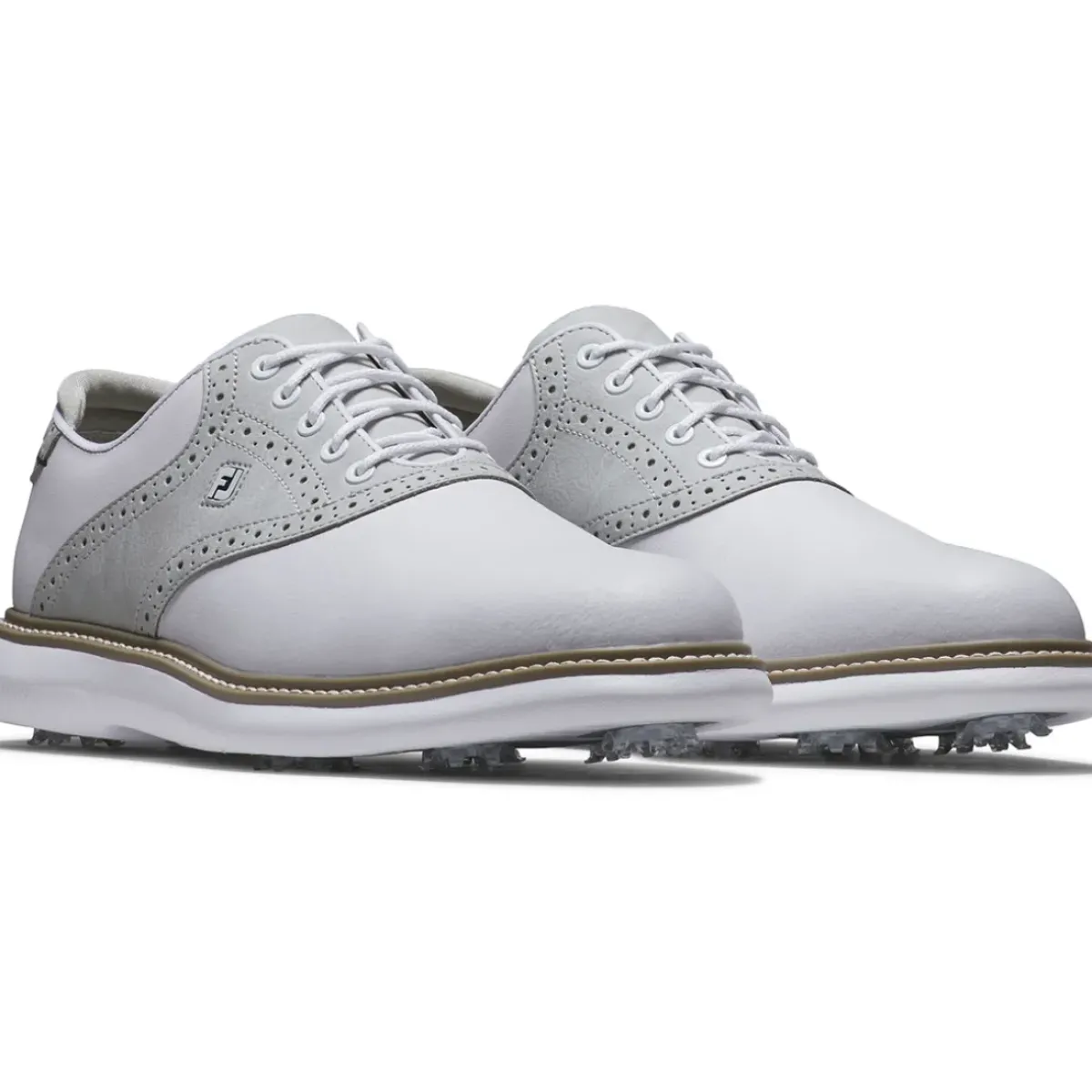 Online Men's Traditions Waterproof Spiked Golf Shoes Men's Waterproof Golf Shoes|Men's Spiked Golf Shoes