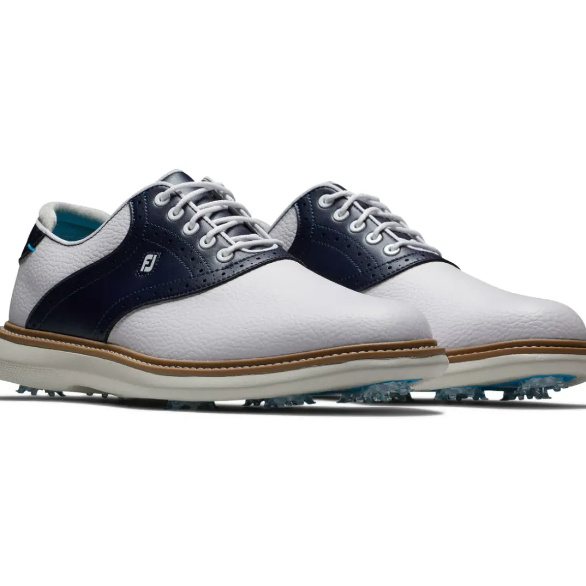 Online Men's Traditions Waterproof Spiked Golf Shoes Men's Waterproof Golf Shoes|Men's Spiked Golf Shoes